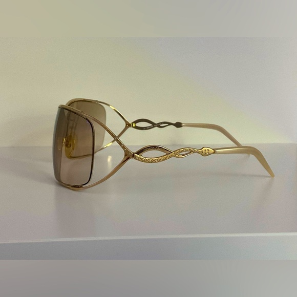2001 Roberto Cavalli Snake w Swarovski Crystal sunglasses $1100 MSRP - Picture 5 of 7
